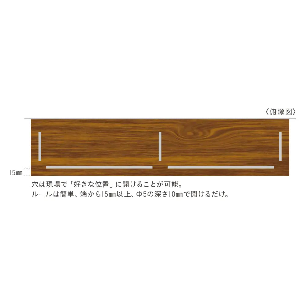 棚板用の転び止め