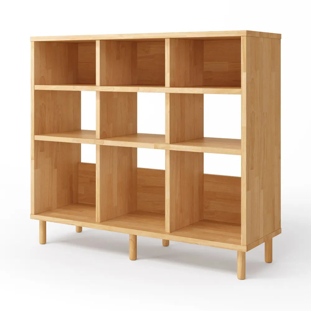 木のカスタム家具 本棚（固定棚タイプ） ラバーウッド