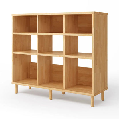 木のカスタム家具 本棚（固定棚タイプ） ラバーウッド