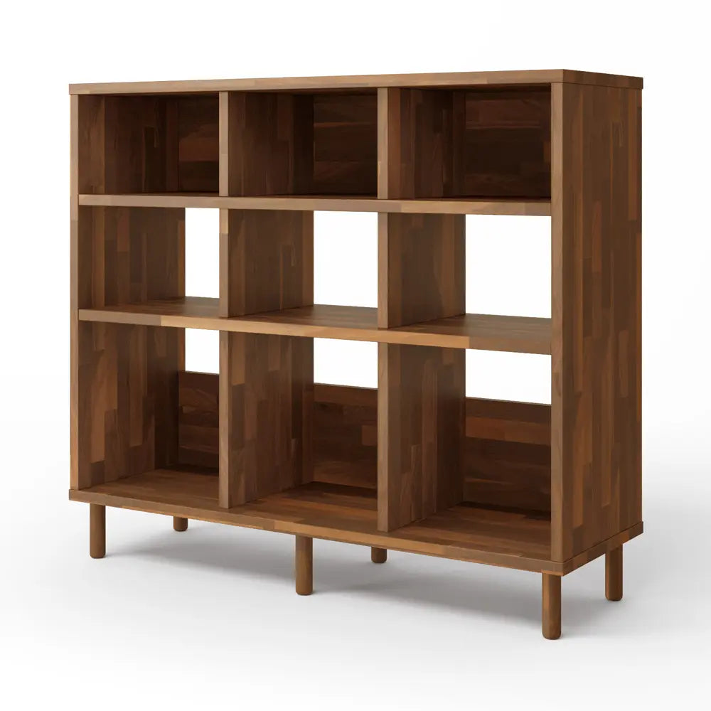 木のカスタム家具 本棚（固定棚タイプ） ウォールナット