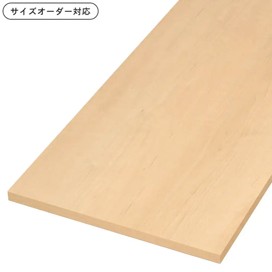 オーダー仕上げてる棚板 ペール色（メープル柄）