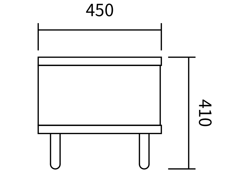 【オーダーDIY家具】テレビ台（間口1800×高さ410×奥行き450） 6