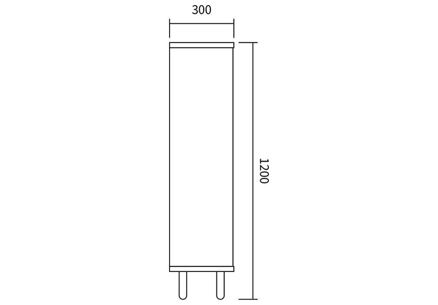 【オーダーDIY家具】本棚［固定棚］（間口1500×高さ1200×奥行き300） 6