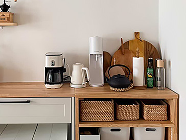 【採用事例】#15 木のぬくもりがやさしくなじむ、ぴったりサイズのキッチン収納